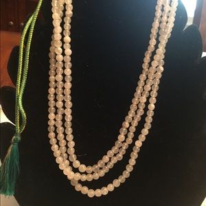 Natural 3 Strand Ethnic Aquamarine 15.00 Firm